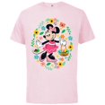 thumbnail image 1 of Disney Minnie Mouse Springtime Easter Egg Hunt - Short Sleeve Cotton T-Shirt for Adults - Customized-Soft Pink, 1 of 5