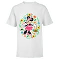thumbnail image 1 of Disney Minnie Mouse Springtime Easter Egg Hunt - Short Sleeve T-Shirt for Kids - Customized-White, 1 of 5