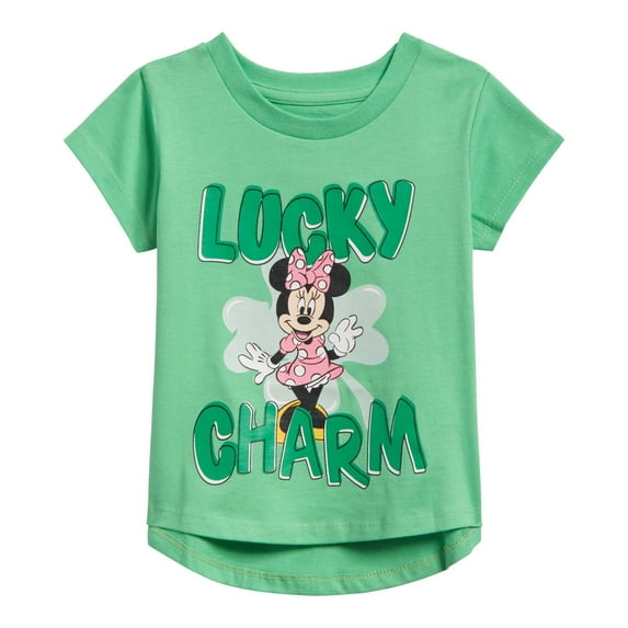 Disney Minnie Mouse St. Patrick's Day Big Girls T-Shirt Infant to Big Kid