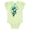 thumbnail image 1 of Disney Minnie Mouse St. Patrick's Day Bodysuit Newborn to Infant, 1 of 5