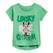 Disney Minnie Mouse St. Patrick's Day Infant Baby Girls T-Shirt Infant to Big Kid