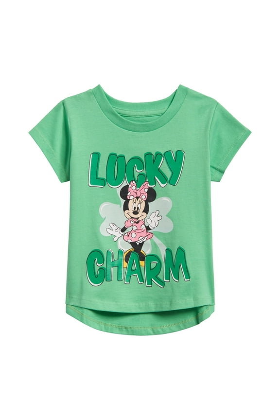 Minnie Mouse St. Patrick's Day Little Girls T-Shirt Infant to Big Kid