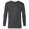 thumbnail image 1 of Disney Minnie Mouse Starry Constellation - Long Sleeve T-Shirt for Men - Customized-Charcoal Heather, 1 of 5