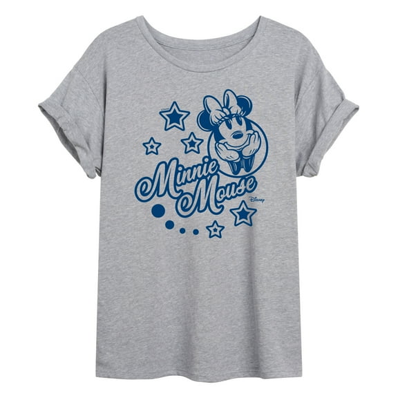 Disney - Minnie Mouse Stars - Juniors Ideal Flowy Muscle T-Shirt