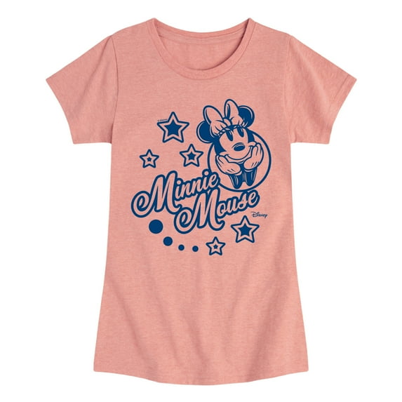 Disney - Minnie Mouse Stars - Toddler & Youth Girls Short Sleeve Graphic T-Shirt