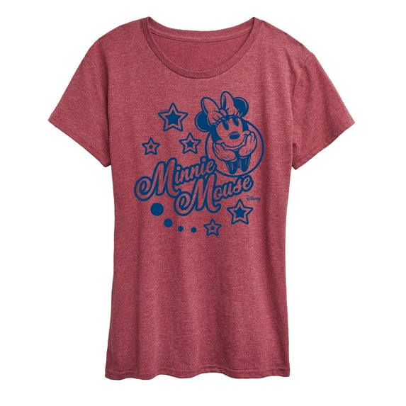 Disney - Minnie Mouse Stars - Women's Short Sleeve Graphic T-Shirt
