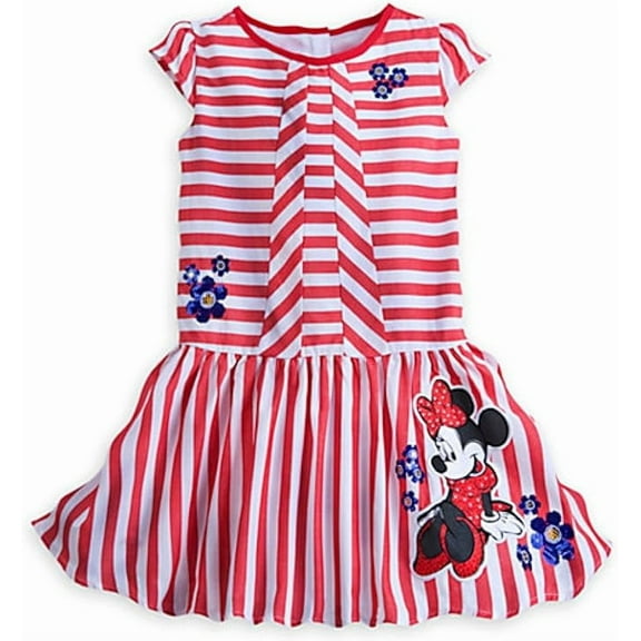 Disney Minnie Mouse Striped Dress for Girls Size 2