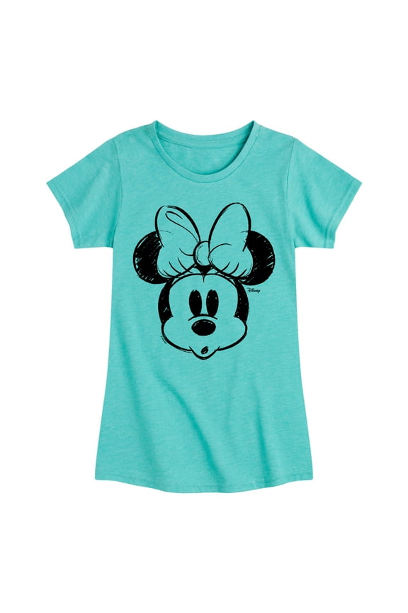 - Minnie Mouse - Surprised Minnie - Toddler & Youth Girls Short Sleeve Graphic T-Shirt