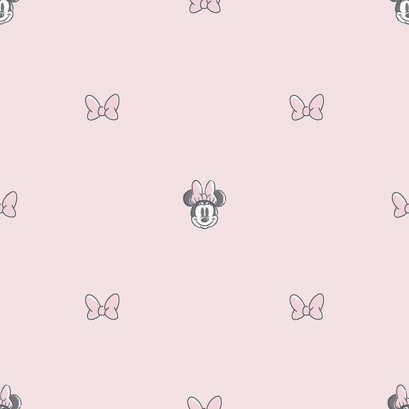 Disney Minnie Mouse Sweet Bows  Peel & Stick Wallpaper