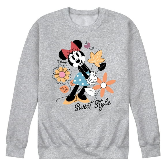 Disney - Minnie Mouse - Sweet Style - Men's Crew Neck Fleece Pullover
