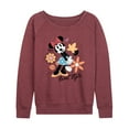 thumbnail image 1 of Disney - Minnie Mouse - Sweet Style - Women's Lightweight French Terry Long Sleeve Shirt, 1 of 4