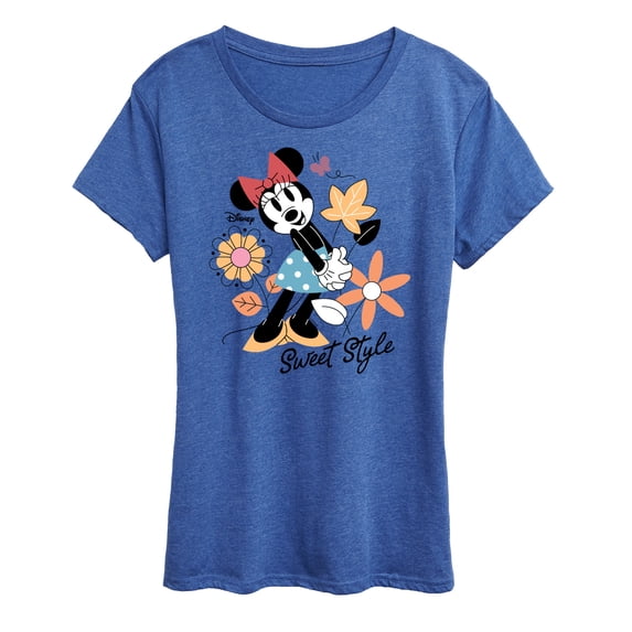 Disney - Minnie Mouse - Sweet Style - Women's Short Sleeve Graphic T-Shirt