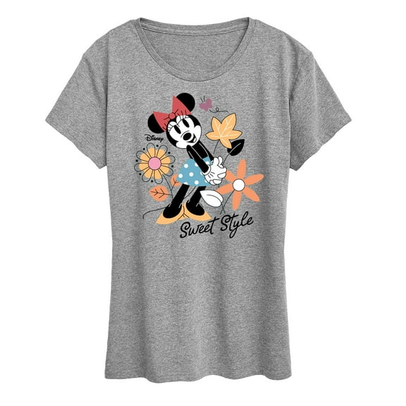 Disney - Minnie Mouse - Sweet Style - Women's Short Sleeve Graphic T-Shirt
