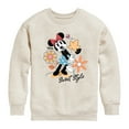 thumbnail image 1 of Disney - Minnie Mouse Sweet Style - Youth Crewneck Fleece Sweatshirt, 1 of 5