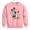 thumbnail image 1 of Disney - Minnie Mouse Sweet Style - Youth Crewneck Fleece Sweatshirt, 1 of 4