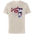 thumbnail image 1 of Disney Minnie Mouse Sweet as Can Be Retro Vintage - Short Sleeve Cotton T-Shirt for Adults - Customized-Natural, 1 of 5