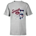 thumbnail image 1 of Disney Minnie Mouse Sweet as Can Be Retro Vintage - Short Sleeve T-Shirt for Kids - Customized-Athletic Heather, 1 of 5