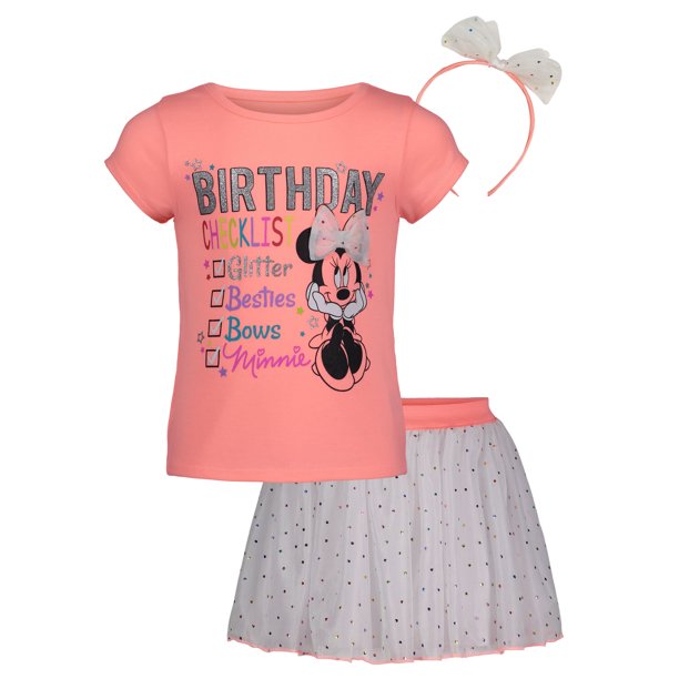 Ensemble T-shirt Justice Cold Shoulder + Jupe En Tulle - Taille 10 - État Très Correct