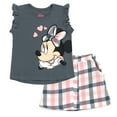 thumbnail image 1 of Disney Minnie Mouse T-Shirt and Skirt Plaid Toddler to Big Kid, 1 of 5