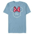 thumbnail image 1 of Disney Minnie Mouse Tía Aunt Head Icon Magic Día de la Madre - Short Sleeve Blended T-Shirt for Adults - Customized-Ocean Blue, 1 of 5