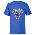 thumbnail image 1 of Disney Minnie Mouse Tía Aunt Icon Flowers Día de la Madre - Short Sleeve T-Shirt for Kids - Customized-Royal, 1 of 5