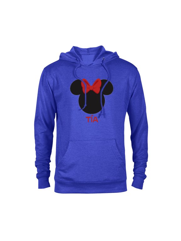 Minnie Mouse Tía Aunt Red Bow Family Día de la Madre - Pullover Hoodie for Adults - Customized-Royal