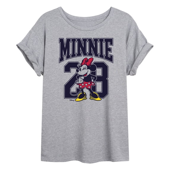 Disney - Minnie Mouse - Team Minnie Collegiate '28 - Women's Oversized T-Shirt