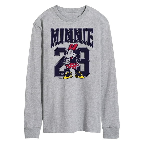 Disney - Minnie Mouse - Team Minnie Collegiate '28 - Men's Long Sleeve T-Shirt