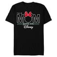 thumbnail image 1 of Disney Minnie Mouse This Mom Runs on Disney - Short Sleeve Blended T-Shirt for Adults- Customized-Black, 1 of 5