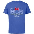 thumbnail image 1 of Disney Minnie Mouse This Mom Runs on Disney - Short Sleeve Cotton T-Shirt for Adults- Customized-Royal Heather, 1 of 5