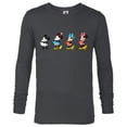 thumbnail image 1 of Disney Minnie Mouse Through the Decades - Long Sleeve T-Shirt for Men - Customized-Charcoal Heather, 1 of 5