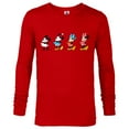 thumbnail image 1 of Disney Minnie Mouse Through the Decades - Long Sleeve T-Shirt for Men - Customized-New Red, 1 of 5