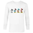 thumbnail image 1 of Disney Minnie Mouse Through the Decades - Long Sleeve T-Shirt for Men - Customized-White, 1 of 5