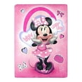 thumbnail image 1 of Disney Minnie Mouse Throw Blanket, Silk Touch, 46x60, Muticolor, 100% Polyester, 1 Each, 1 of 6