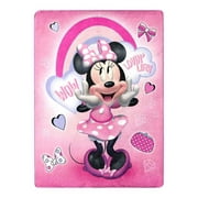 Disney Minnie Mouse Throw Blanket, Silk Touch, 46x60, Muticolor, 100% Polyester, 1 Each