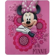 Disney Minnie Mouse Throw Blanket, So Many Bows, 45x60, Multicolor, 100% Polyester, 1 Each