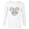 thumbnail image 1 of Disney Minnie Mouse Tochter Icon Flowers German Family Trip- Long Sleeve T-Shirt for Men - Customized-White, 1 of 5