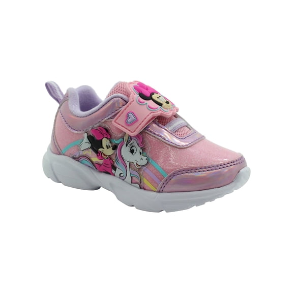 Disney Minnie Mouse Toddler Girl Athletic Sneaker, Sizes 7-12