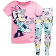 thumbnail image 1 of Disney Minnie Mouse Toddler Girls Crossover T-Shirt and Leggings Outfit Set Infant to Big Kid, 1 of 5