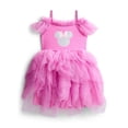 thumbnail image 1 of Disney Minnie Mouse Baby and Toddler Girls Glitter Tutu Dress, Sizes 0/3M-5T, 1 of 5