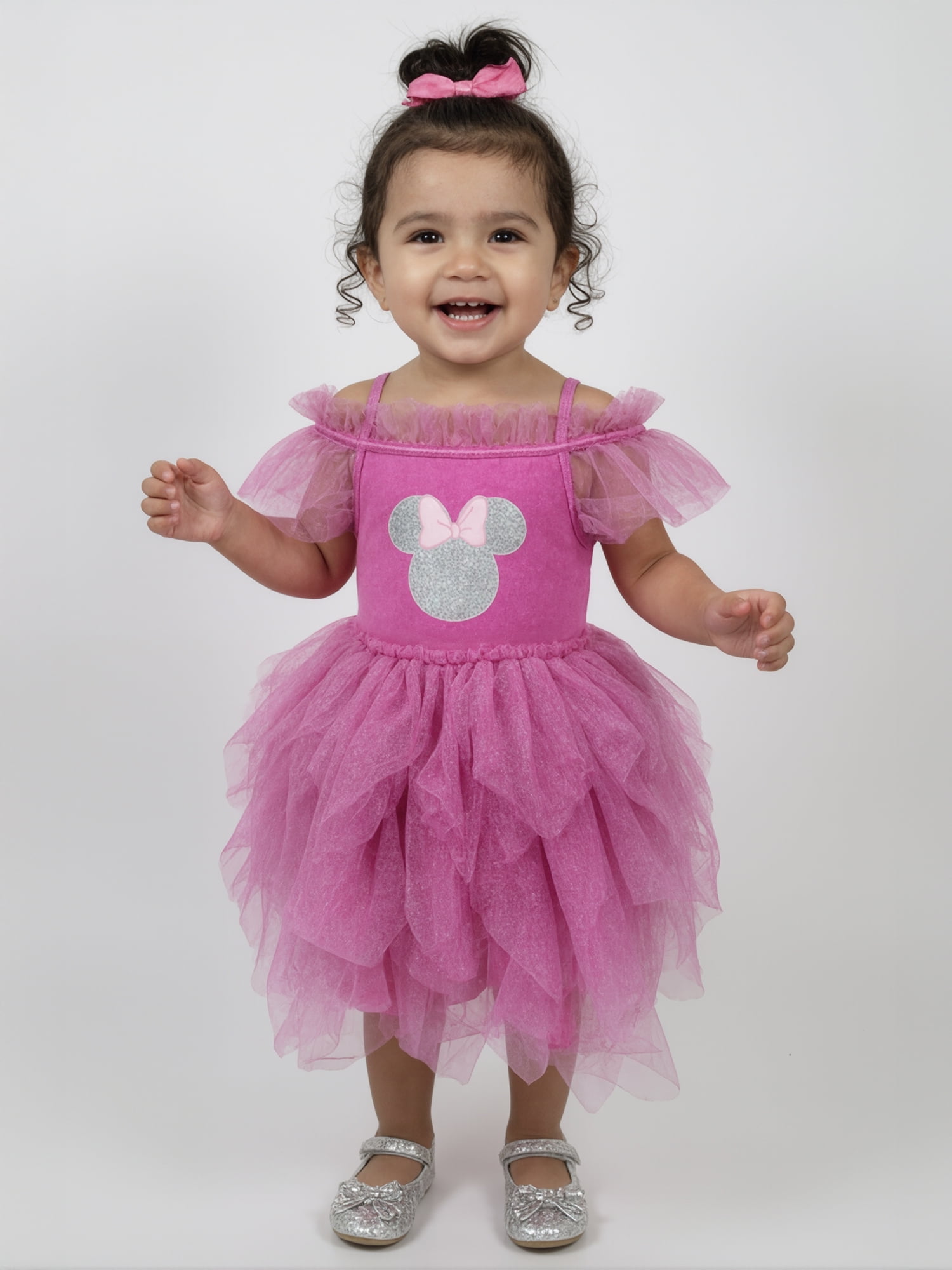 minnie mouse glitter dress Disney Minnie Mouse Baby and Toddler Girls Glitter Tutu Dress, Sizes 0/3m-5t, Infant Girl's, Size: 18M, Blue
