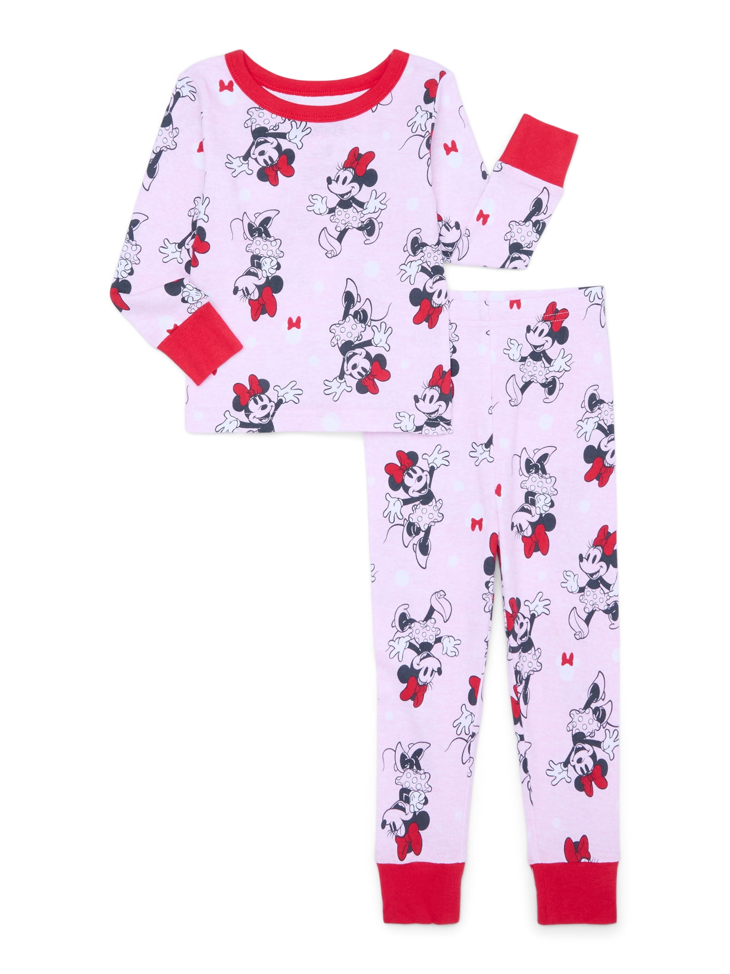 Minnie Mouse Toddler Girls Pajama Set, 2-Piece, Sizes 12M-5T