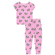 Disney Minnie Mouse Toddler Girls Short Sleeve Viscose Pajama Set MW1425TSL