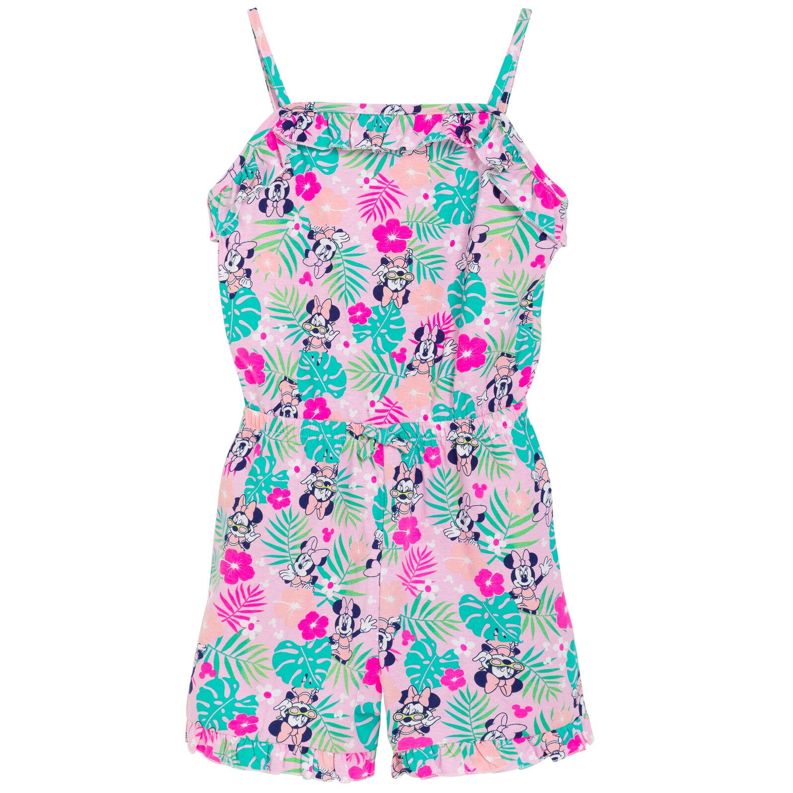 Minnie Mouse Toddler Sleeveless Tulle Romper – Criss Cross Back