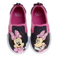 thumbnail image 1 of Disney Minnie Mouse Toddler Girls' Slip On Canvas Sneakers, 1 of 7