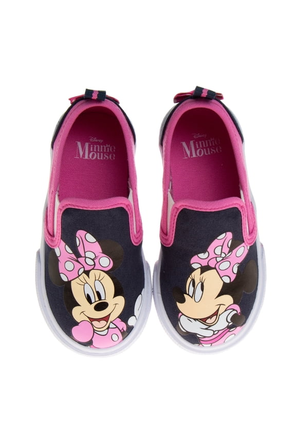 Minnie Mouse Toddler Girls' Slip On Canvas Sneakers