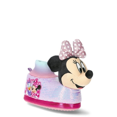 Disney Minnie Mouse Toddler Girls Slippers