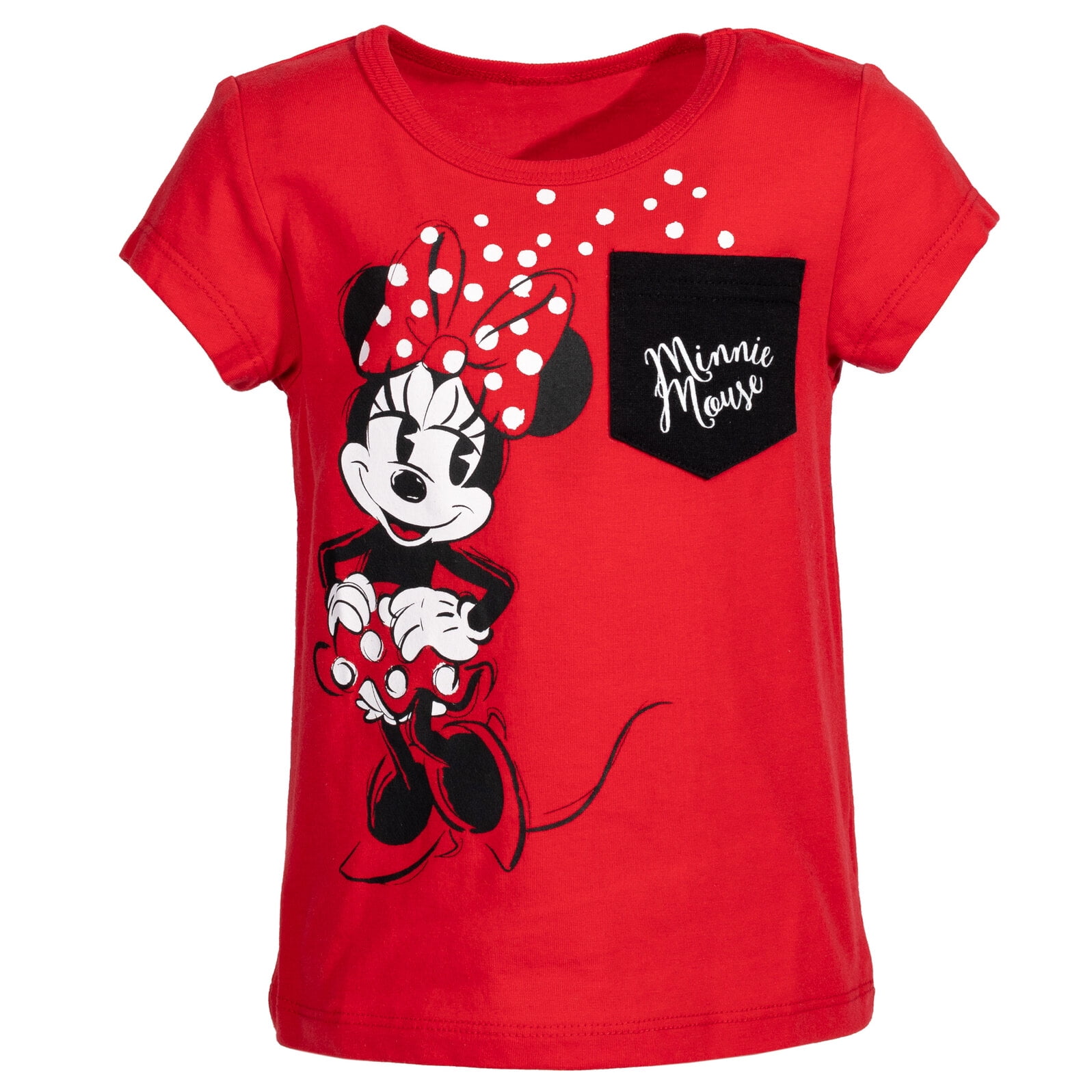 Disney Minnie Mouse Toddler Girls T Shirt Toddler to Big Kid