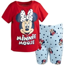 Disney Mickey & Friends Toddler Girls Top and Denim Shorts Outfit Set ...