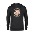 thumbnail image 1 of Disney Minnie Mouse Together We Bloom Springtime Flower - Pullover Hoodie for Adults - Customized-Black, 1 of 5
